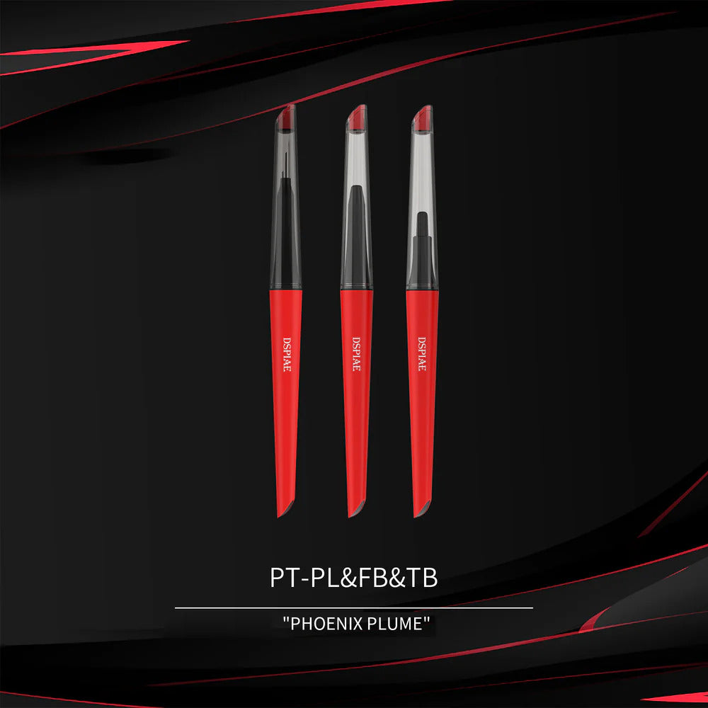 DSPIAE Flat Paint Brush Tips 3pcs Type II FBT-E02