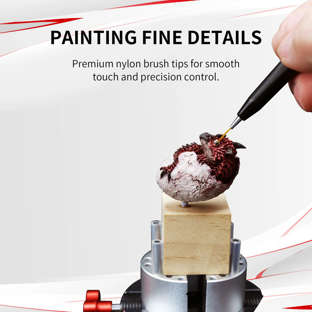 DSPIAE Round Paint Brush Tips 3pcs Type I FBT-U01