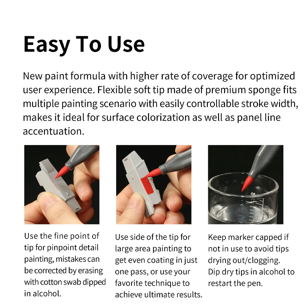 DSPIAE Acrylic Paint Marker - Mecha Grey MK-08