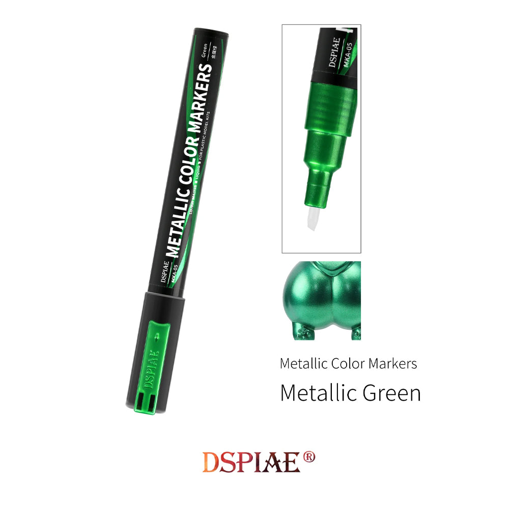 DSPIAE Super Metallic Colour Markers - Metallic Green MKA-05