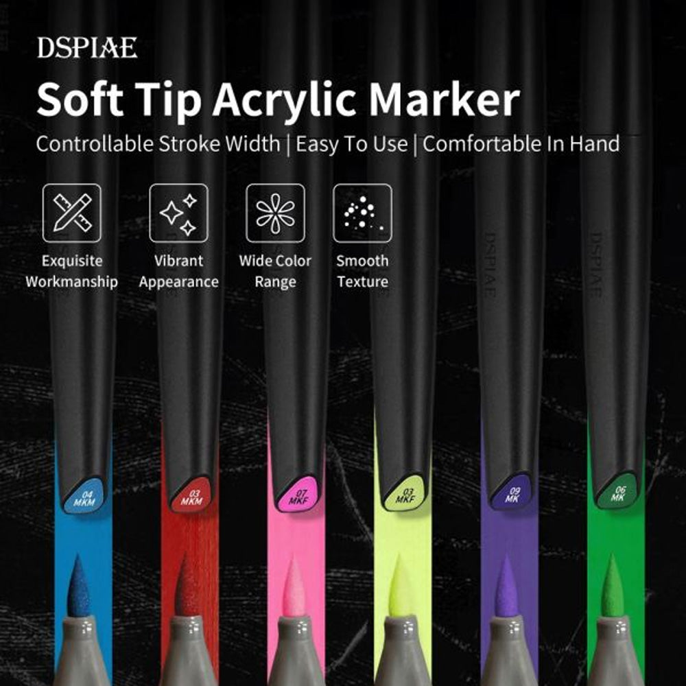 DSPIAE Acrylic Paint Marker - Pale Gold MKM-09