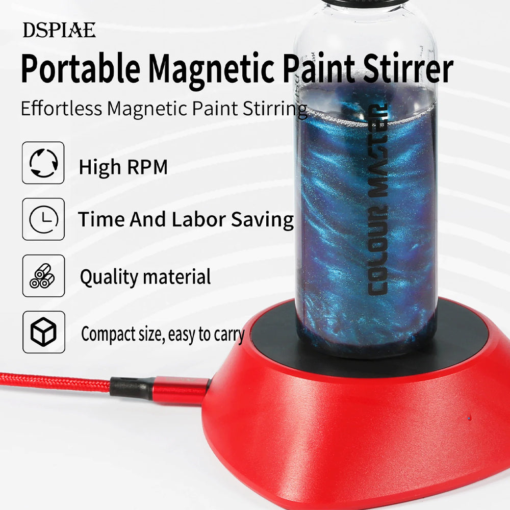DSPIAE Electric Magnetic Paint Shaker Stirrer MS-01 LE