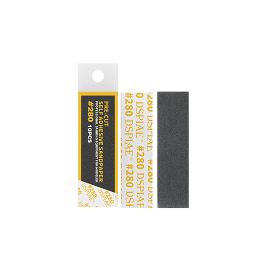 DSPIAE #280 Pre-Cut Adhesive Sandpaper (10 Strips) MSP-280