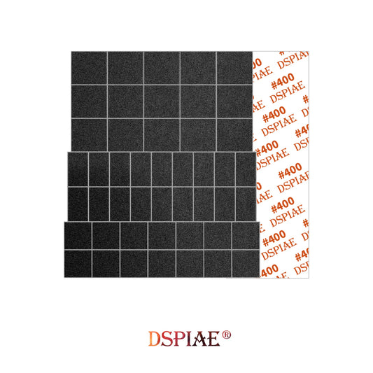 DSPIAE #400 Sandpaper for ES-A Round Sanding Heads (5 Sheets) MSP-ES04