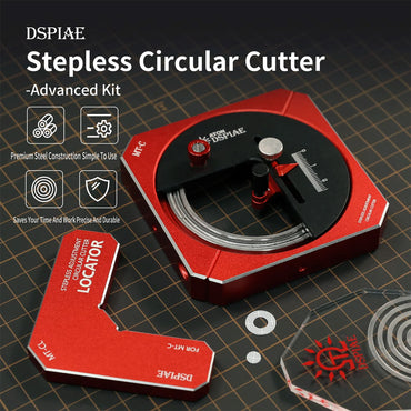DSPIAE Premium Steel Stepless Stepless Circular Cutter MT-C