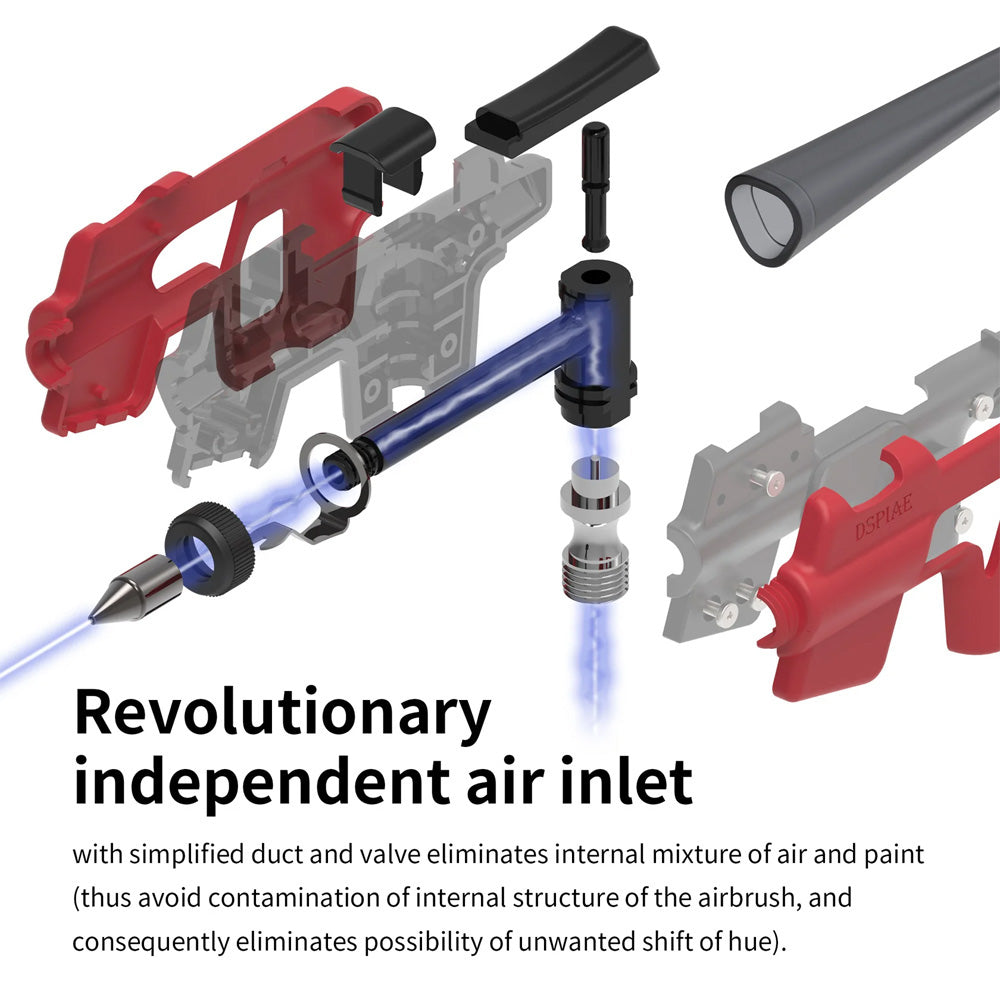 DSPIAE Wash-Free Airbrush PT-AB Completer Value Pack
