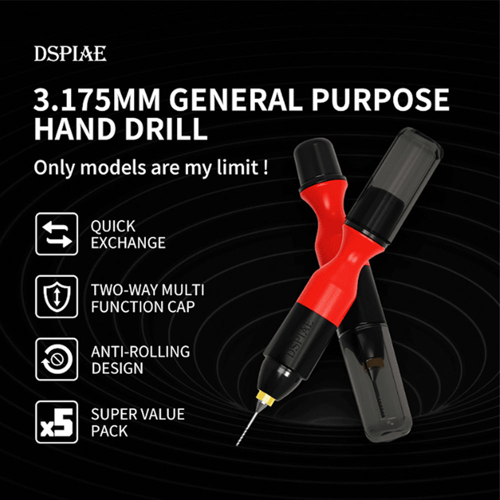 DSPIAE 3.175mm General Purpose Hand Drill PT-HD