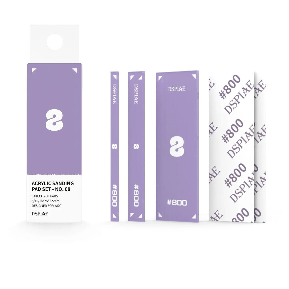 DSPIAE #800 Acrylic Sanding Pad Set Purple PT-SP08