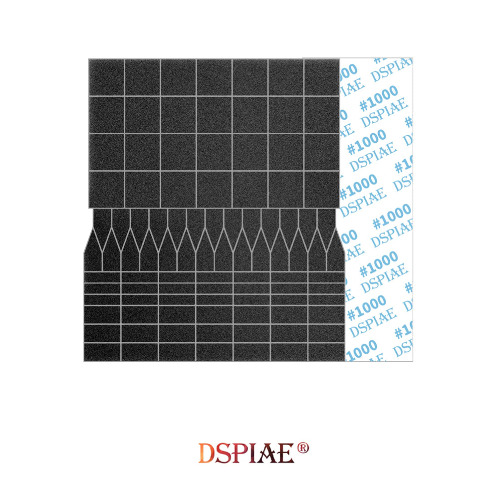 DSPIAE #1000 Sandpaper for ES-A Flat Sanding Heads (5 Sheets) SP-ES10