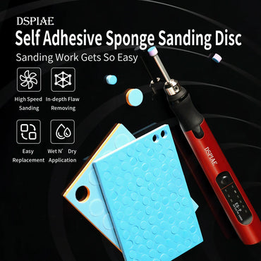 DSPIAE ES-P Adhesive Sanding Disc Connecting Rod 10mm 6pcs SS-C02R