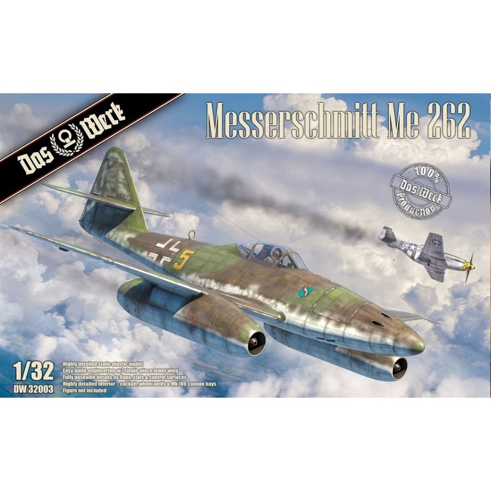 Das Werk Me 262 A-1a & German Mechanics 1:32 Model Kit Bundle