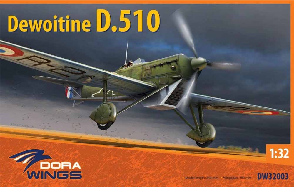 Dora Wings 32003 Dewoitine D.510 1:32 Aircraft Model Kit