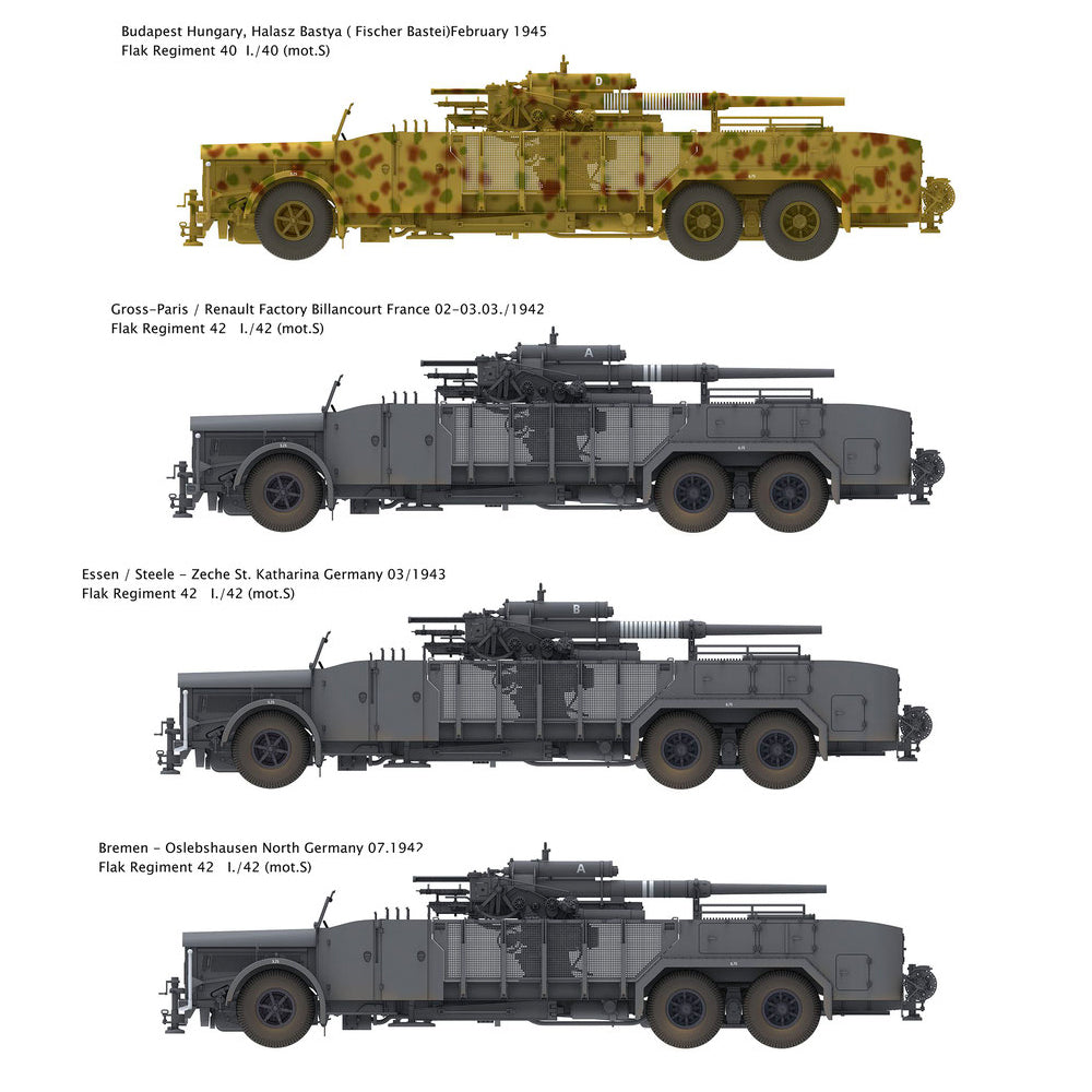 Das Werk 35024 8.8cm Flak auf 9t VOMAG 1:35 Model Kit