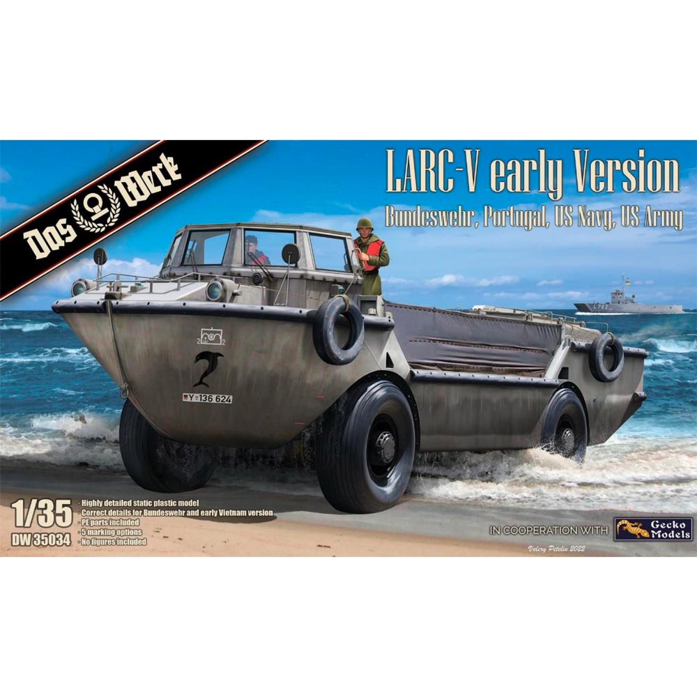 Das Werk 35034 LARC-V Early Version Bundeswehr, US Army Gecko 1:35 Model Kit