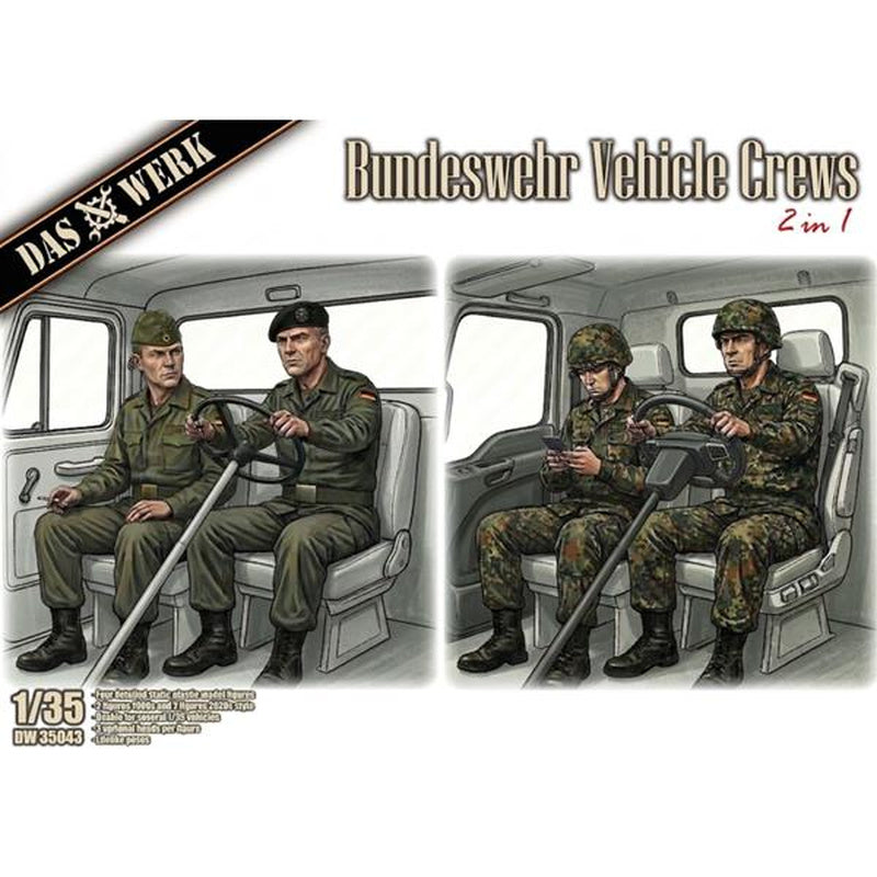 Das Werk 35043 Bundeswehr Vehicle Crews 2-in-1 1:35 Model Kit