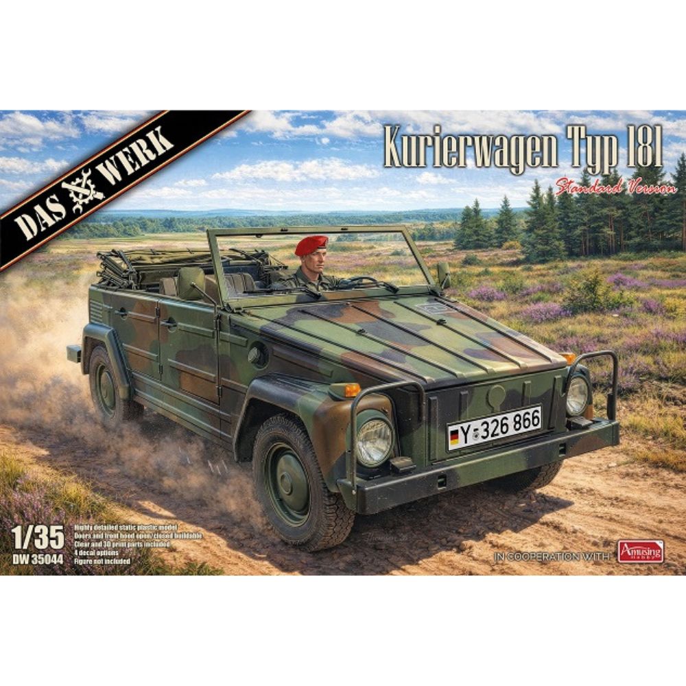 Das Werk 35044 Kurierwagen Typ 181 Standard 1:35 Model Kit