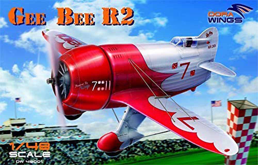 Dora Wings 48001 Gee Bee R2 1932 Super Sportster 1:48 Aircraft Model Kit