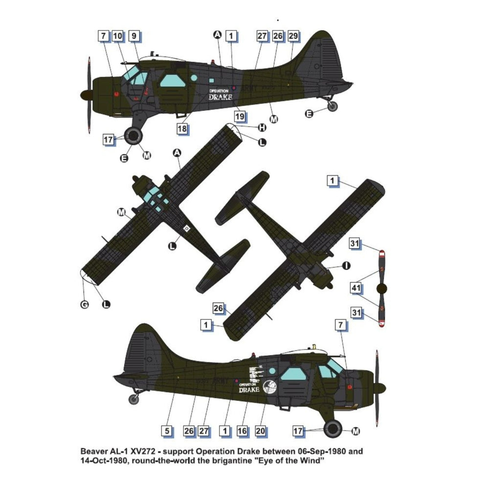 Dora Wing 48062 Beaver AL.1 1:48 Model Kit