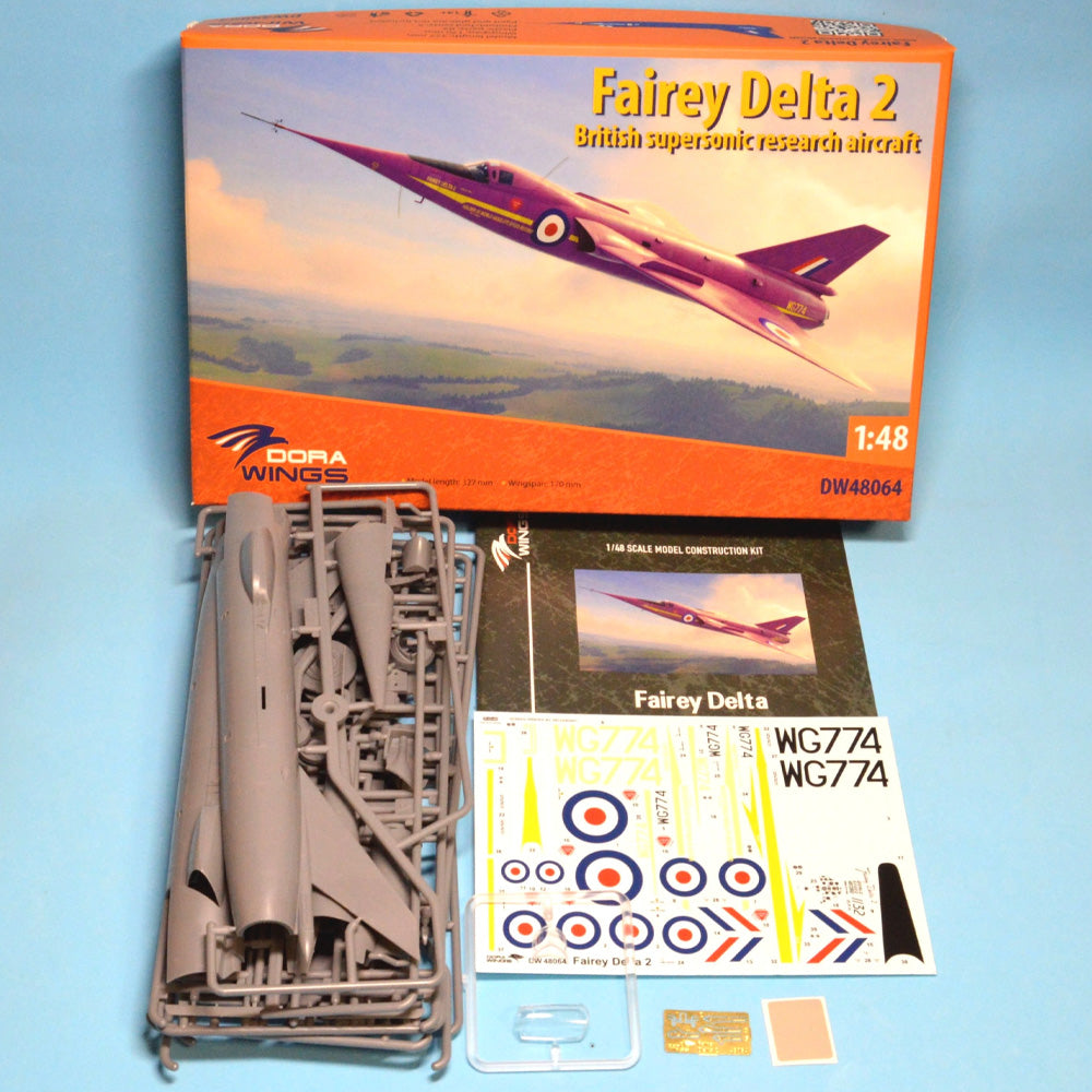 Dora Wings 48064 Fairey Delta 2 British Supersonic Aircraft 1:48 Model Kit