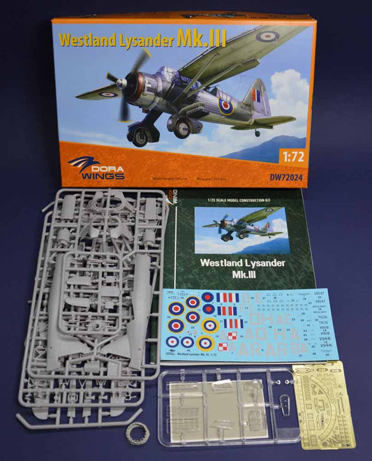 Dora Wings 72024 Westland Lysander Mk.III 1:72 Aircraft Model Kit