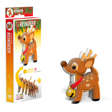 EUGY Christmas 3D Models - Full Set - Reindeer, Santa, Snowman & Elf