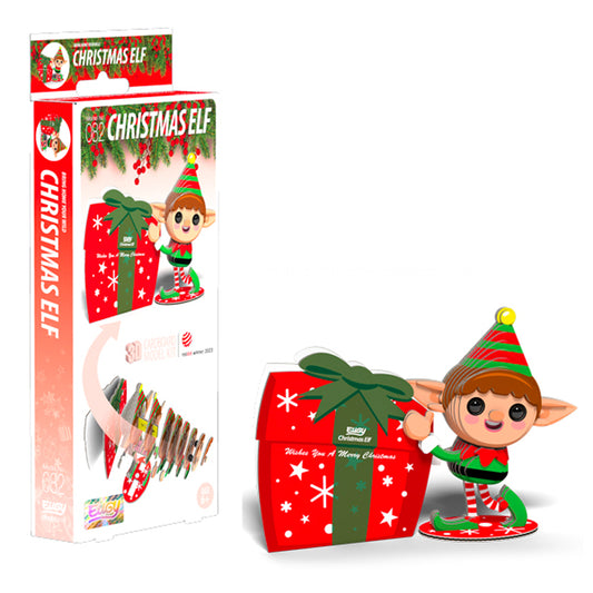 EUGY Christmas Elf No.82 3D Model Christmas Craft Kit