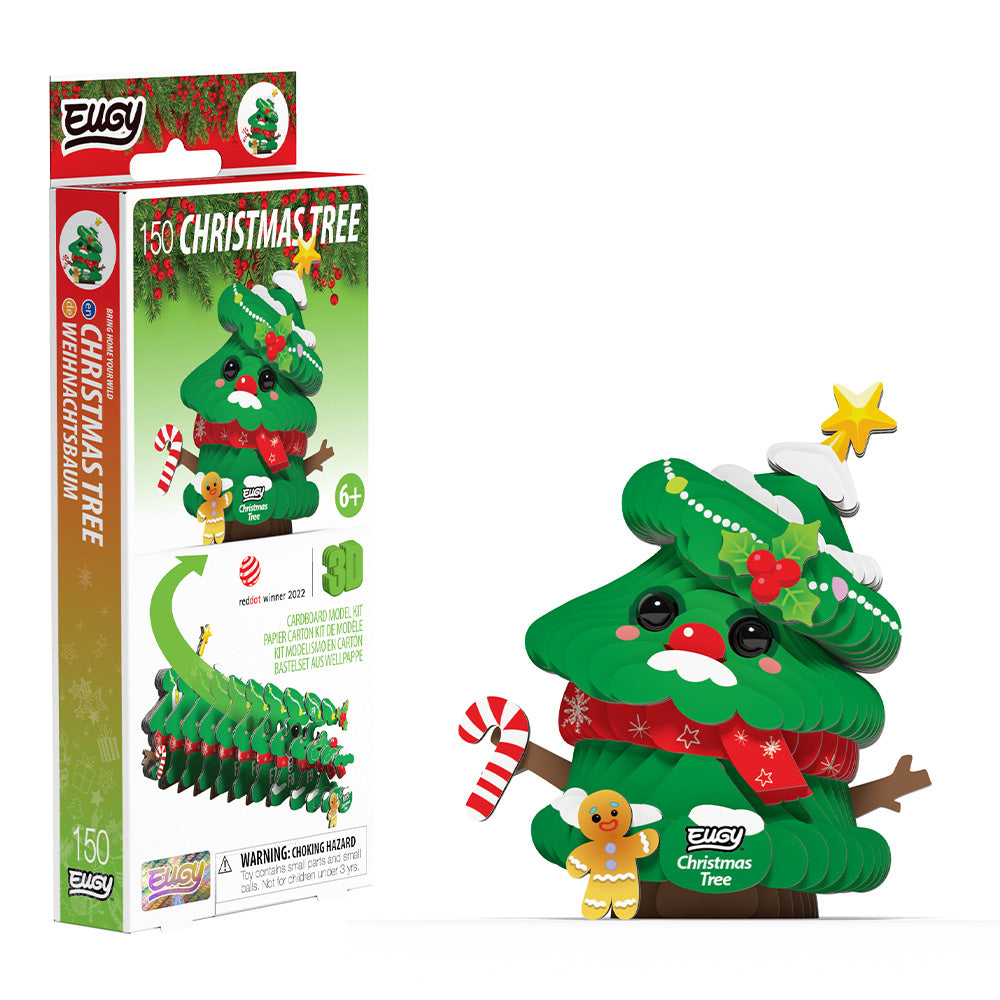 EUGY Christmas Tree No.150 3D Model Craft Kit