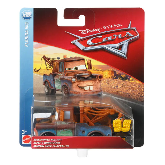 Disney Pixar Cars: Mater with 95 Hat Diecast Car FMB95