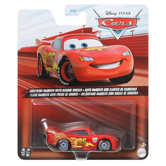 Disney Pixar Cars: Lightning McQueen w/Racing Wheels Diecast Car FLM20