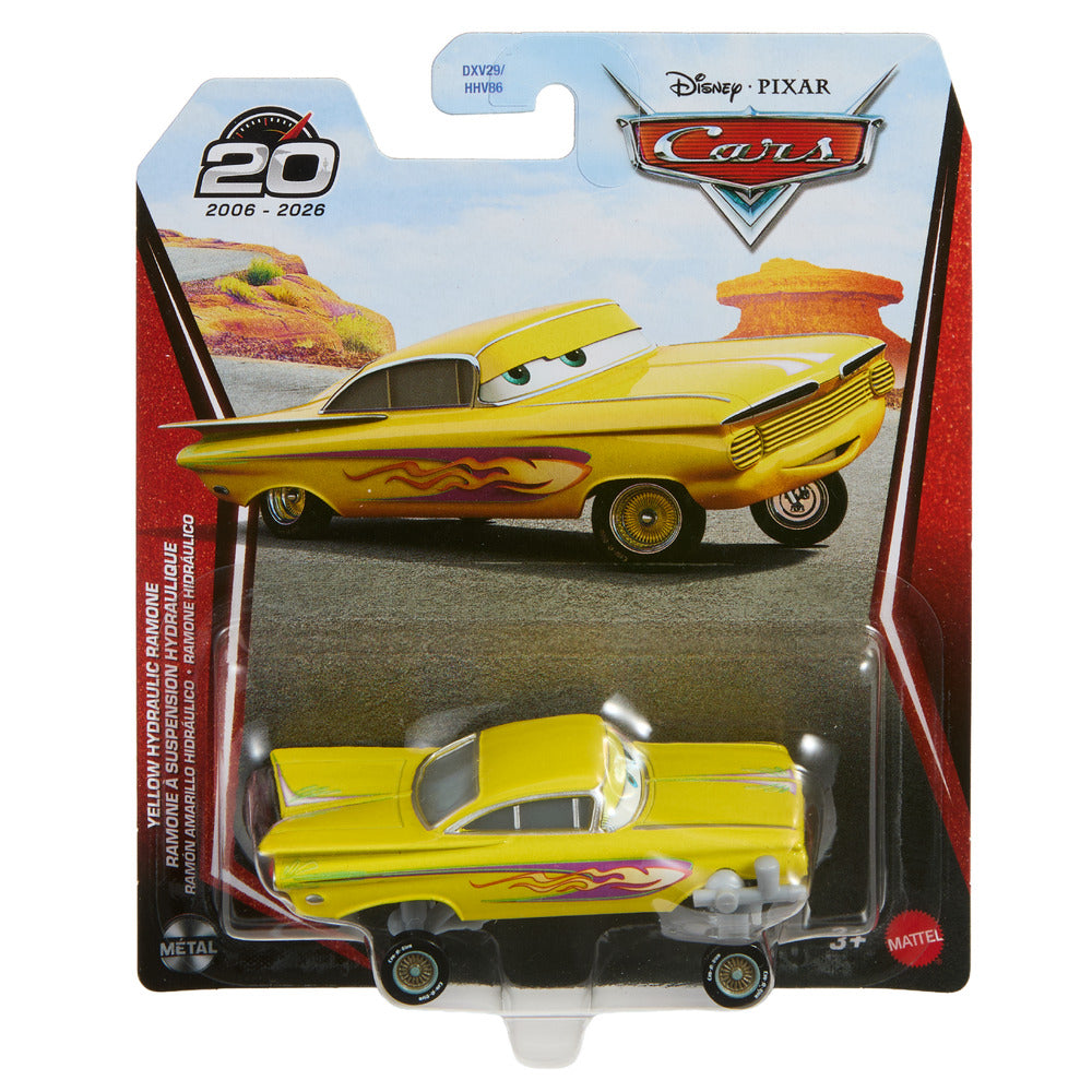 Disney Pixar Cars Yellow Hydraulic Ramone Diecast Car GCB96