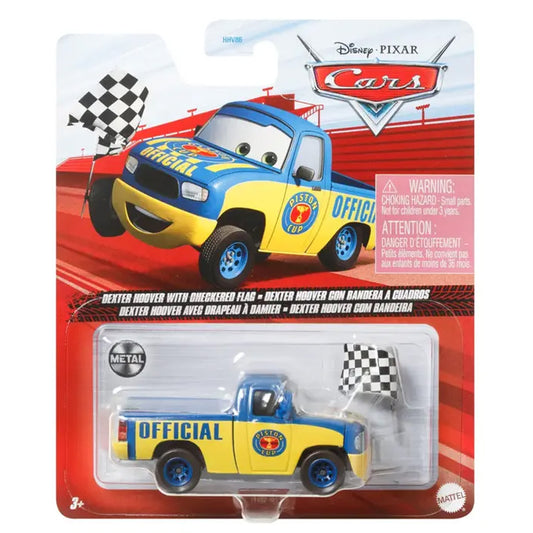 Disney Pixar Cars: Dexter Hoover w/Flag Diecast Car HFB60