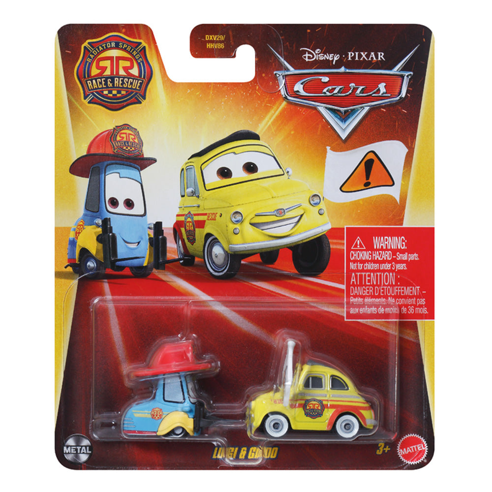 Disney Pixar Cars: Race & Rescue Luigi & Guido Diecast Car JDG53 ...