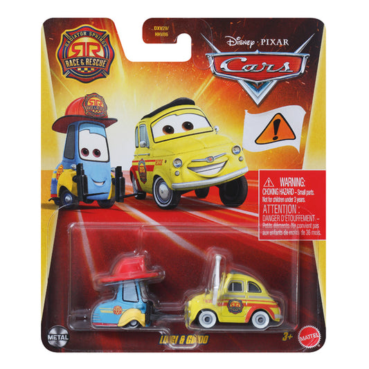 Disney Pixar Cars: Race & Rescue Luigi & Guido Diecast Car JDG53