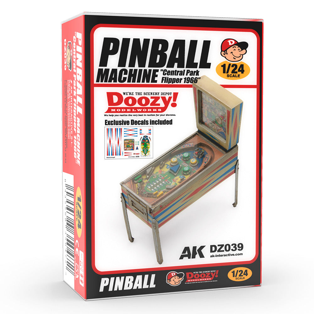 AK Interactive DZ039 Central Park Flipper 1966 Pinball Machine Doozy Resin 1:24
