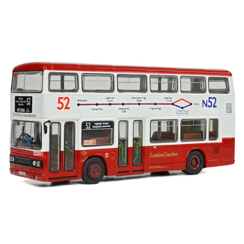 Classic Router 52 EFE E28831 Leyland Titan B15 London Coaches T343 Route 52 Victoria 1:7 ...
