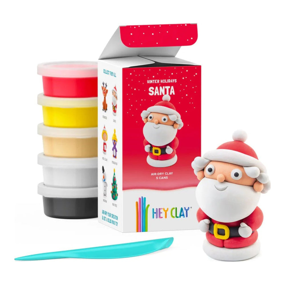 Hey Clay Winter Holidays Santa 5-Can Set E73837ED