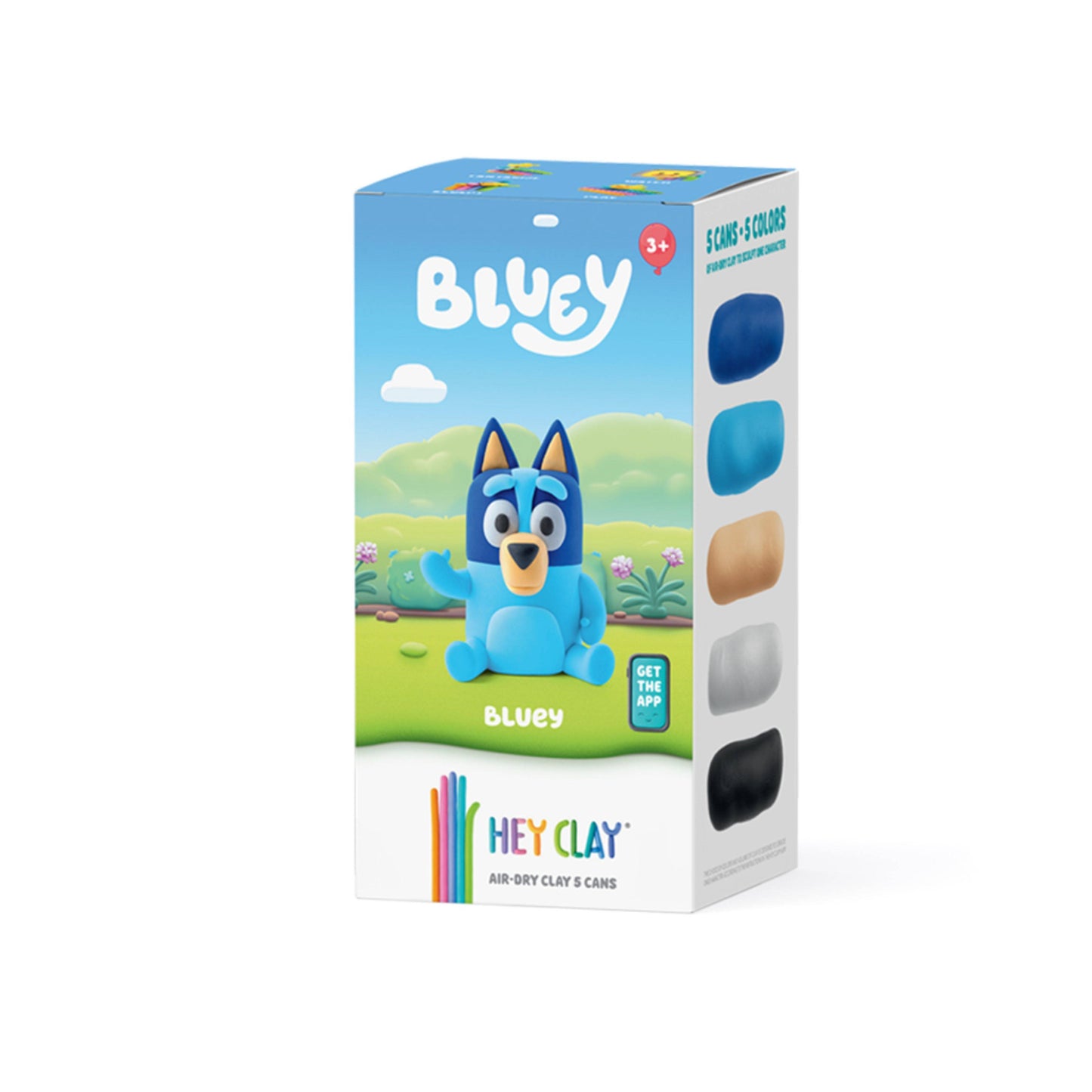 Hey Clay Bluey: Bluey Medium 5-Can Set E73928
