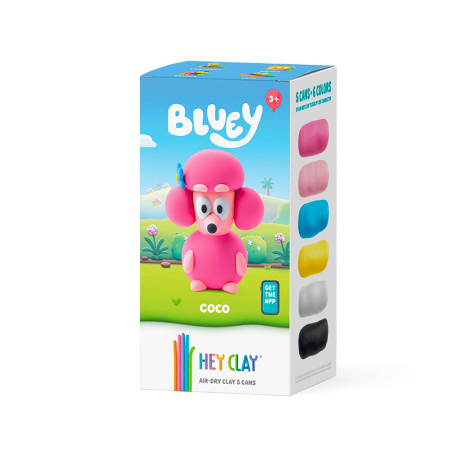 Hey Clay Bluey: Coco Medium 5-Can Set E73928