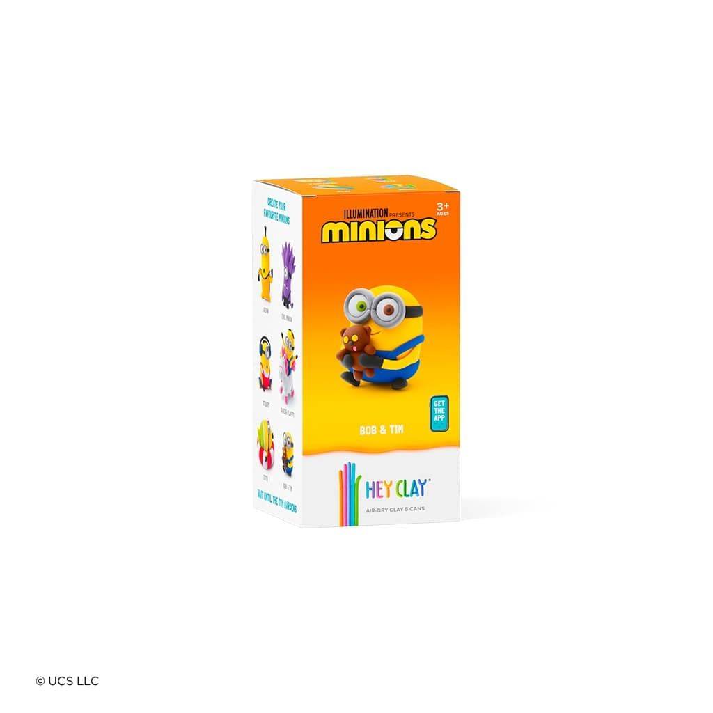 Hey Clay Minions Bob & Tim 5 Can Medium Set Air-Dry Clay E73959
