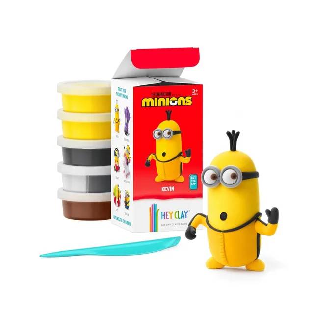 Hey Clay Minions Kevin 5 Can Medium Set Air-Dry Clay E73959