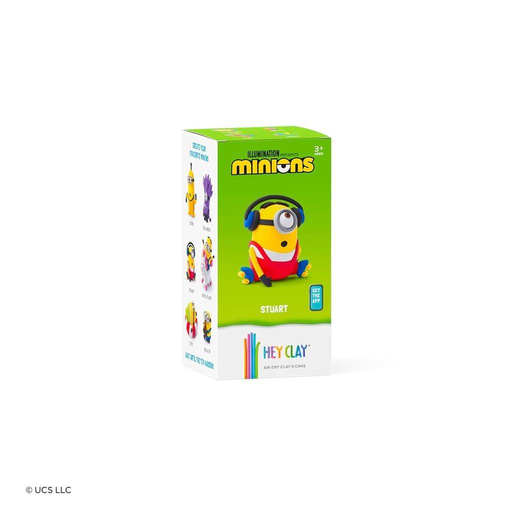 Hey Clay Minions Stuart 5 Can Medium Set Air-Dry Clay E73959