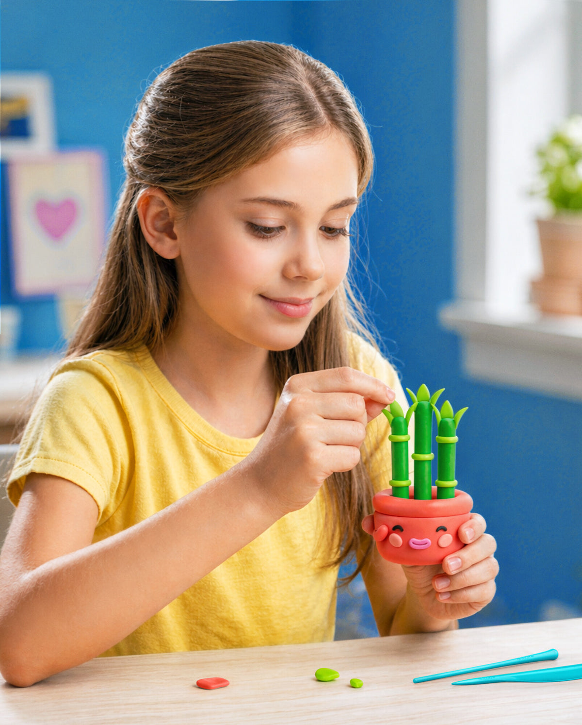 Hey Clay Plant Friends 15-Can Air Dry Clay Set Age 8+ E74007 - image 3