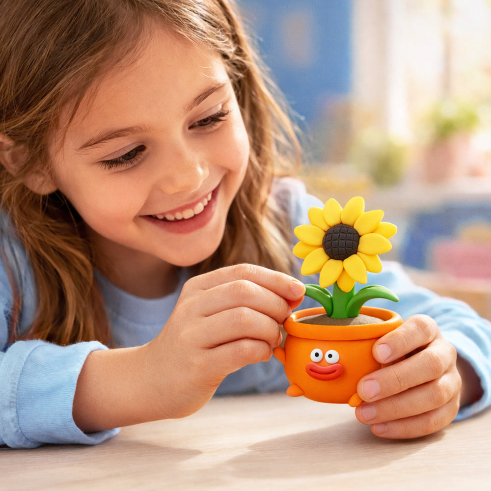 Hey Clay Plant Friends 15-Can Air Dry Clay Set Age 8+ E74007