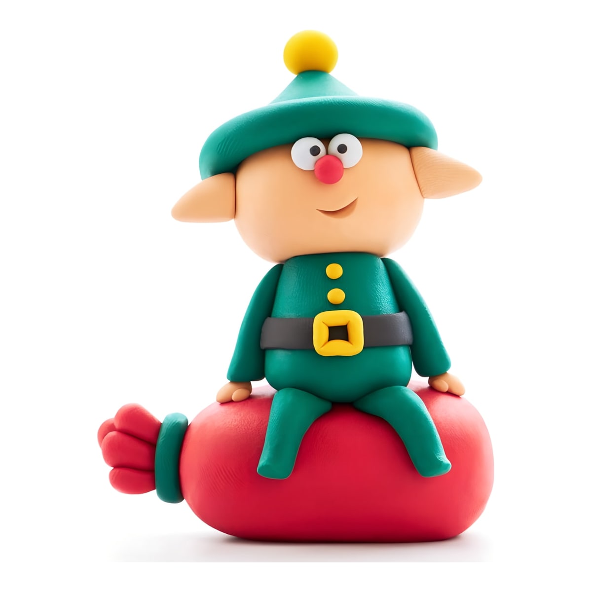 Hey Clay Winter Holidays Santa's Helper E74064ML