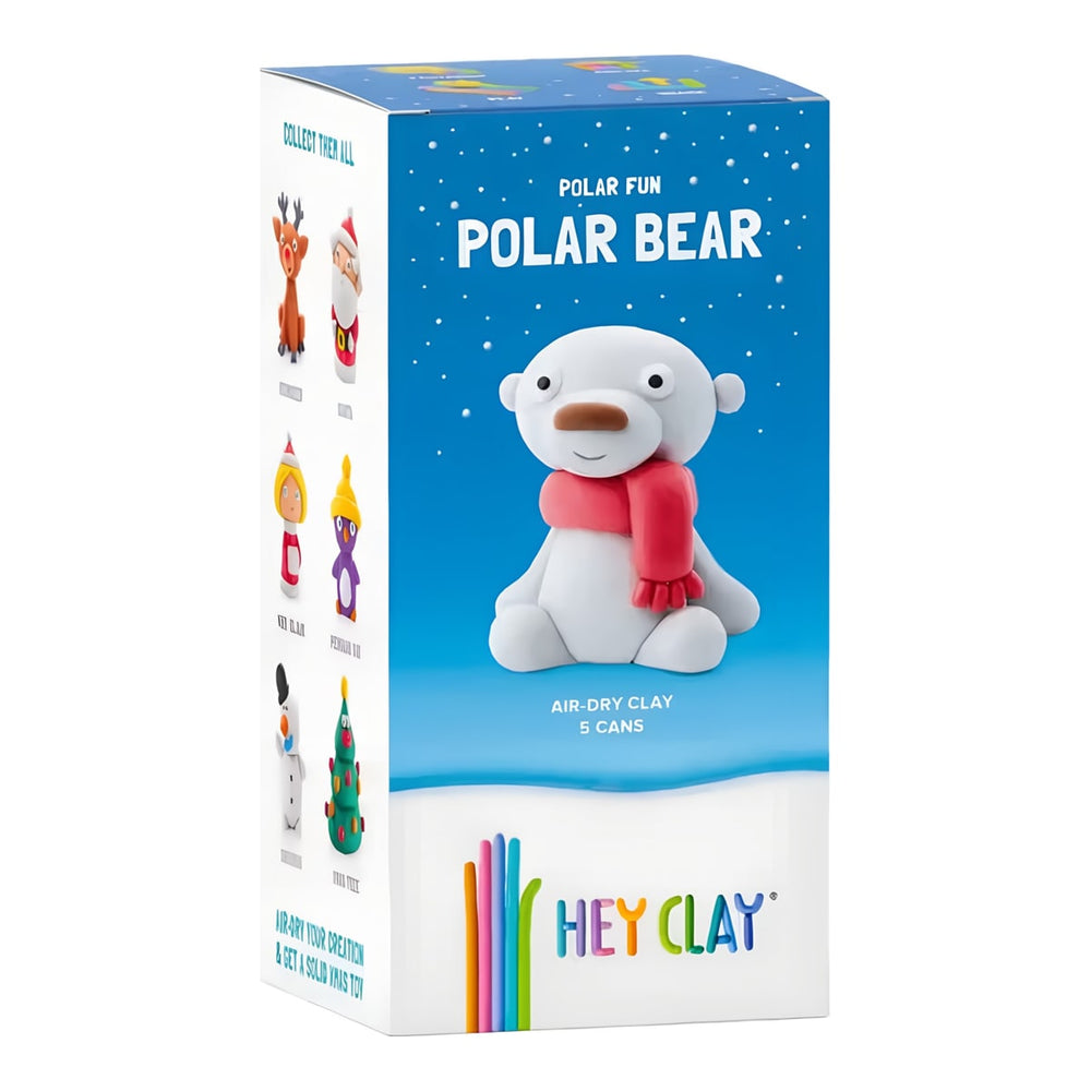 Hey Clay Winter Holidays Polar Bear E74064ML