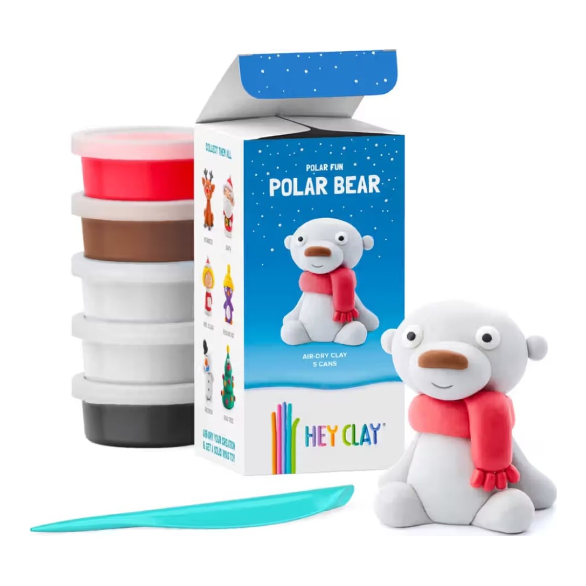 Hey Clay Winter Holidays Polar Bear E74064ML