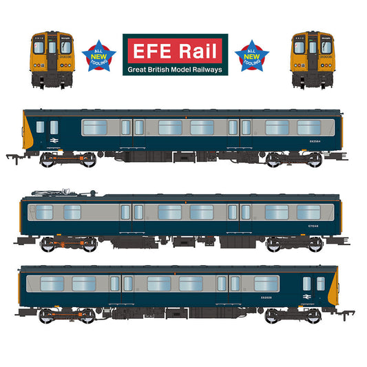 EFE Rail E81002 Class 313 3-Car EMU 313036 BR Blue & Grey OO Gauge