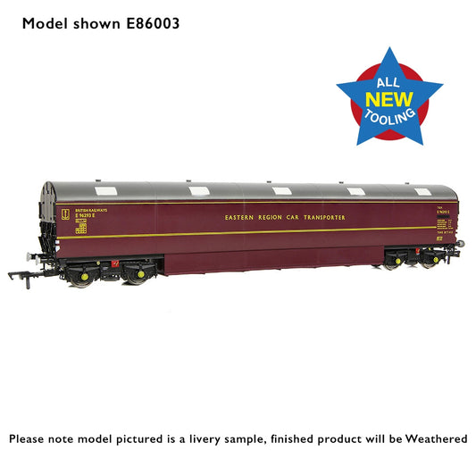 EFE Rail E86006 Newton Chambers Car Carrier BR Maroon [W] OO Gauge