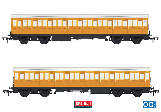 EFE Rail E86032 54ft non-Corridor Third Lined Teak OO Gauge