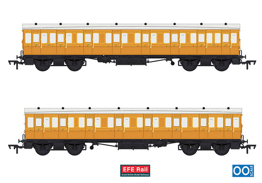 EFE Rail E86033 54ft non-Corridor Composite Lined Teak OO Gauge